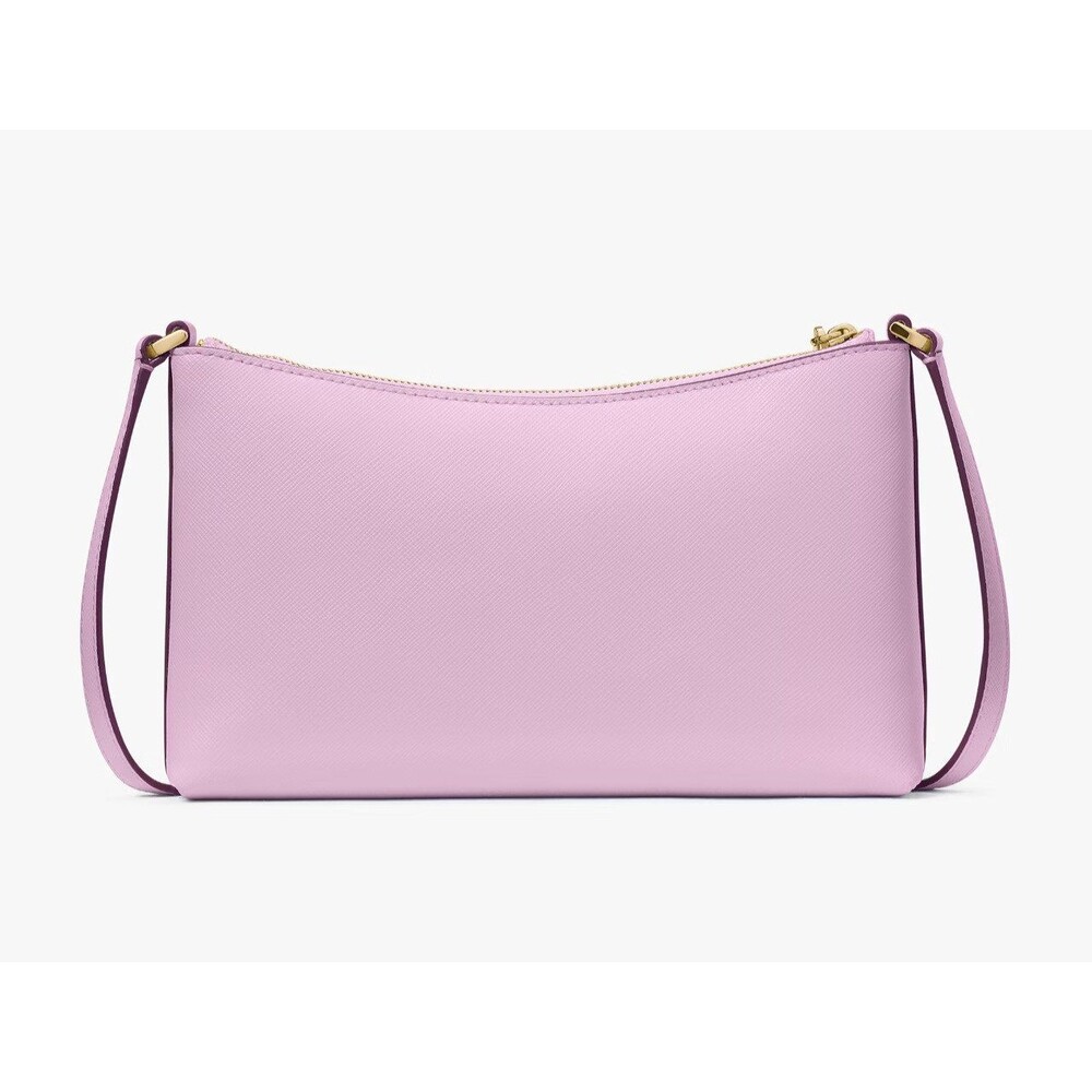 New Kate Spade Sadie Crossbody Saffiano Leather Berry Cream - Picture 4 of 5